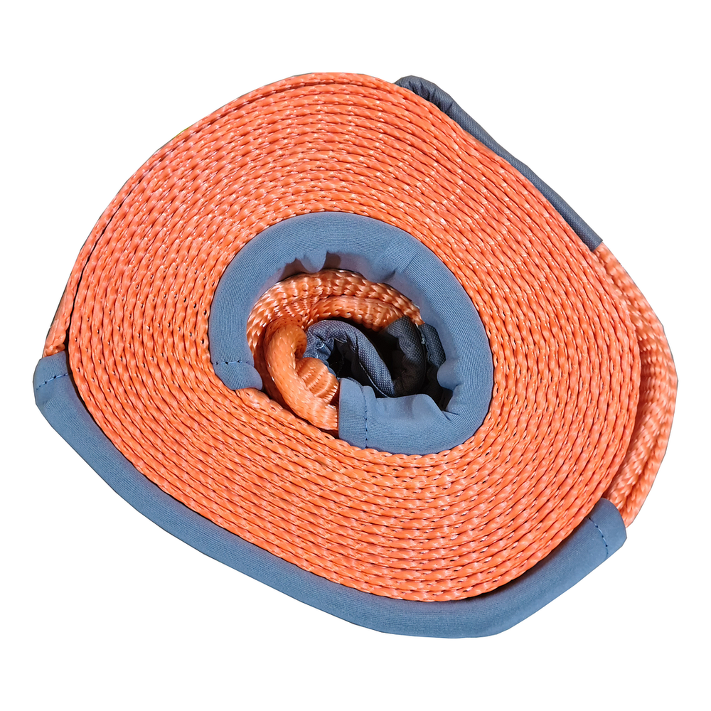 ARB Grey and Orange 9m length, 100mm wide Tow Rope / Snatch Strap 14000kgs