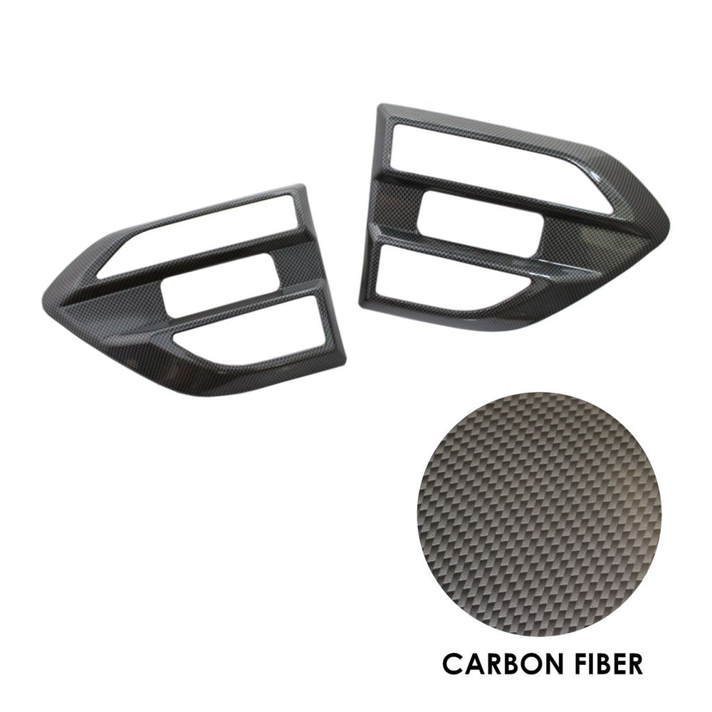 CARBON FIBRE Side Vent Cover Trims for Ford Ranger T6 2016+ Limited and Wildtrak