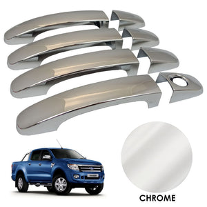 CHROME Door Handle Covers for Ford Ranger T6 2012-2015