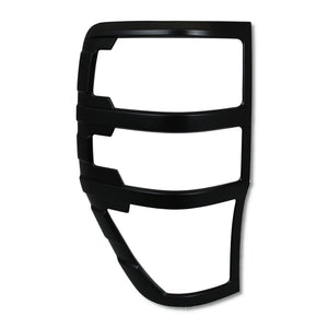 MATTE BLACK Rear Tail Light Cover Trims for Ford Ranger T6 PX1 2012-2015