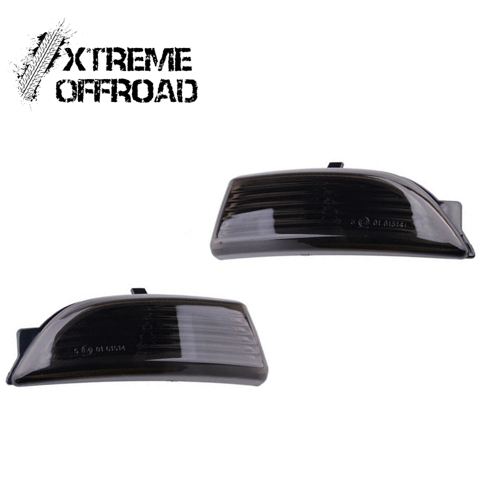 Xtreme Offroad Smoked Mirror Indicator Lights For Ford Ranger T6 2012 - 2015
