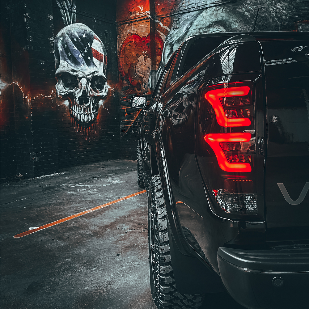 Voodoo Smoked LED Rear Tail Lights for Ford Ranger Raptor www.xo