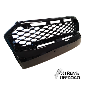 Shadow Black XO Stealth Grille With LEDs For Ford Ranger T6 PX2 2016-2019