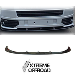 Gloss Black Front Splitter for Volkswagen T5 Transporter 2010-2015
