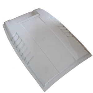 Frozen White Bonnet Scoop Bulge for Ford Ranger T6 PX1, PX2 2016+