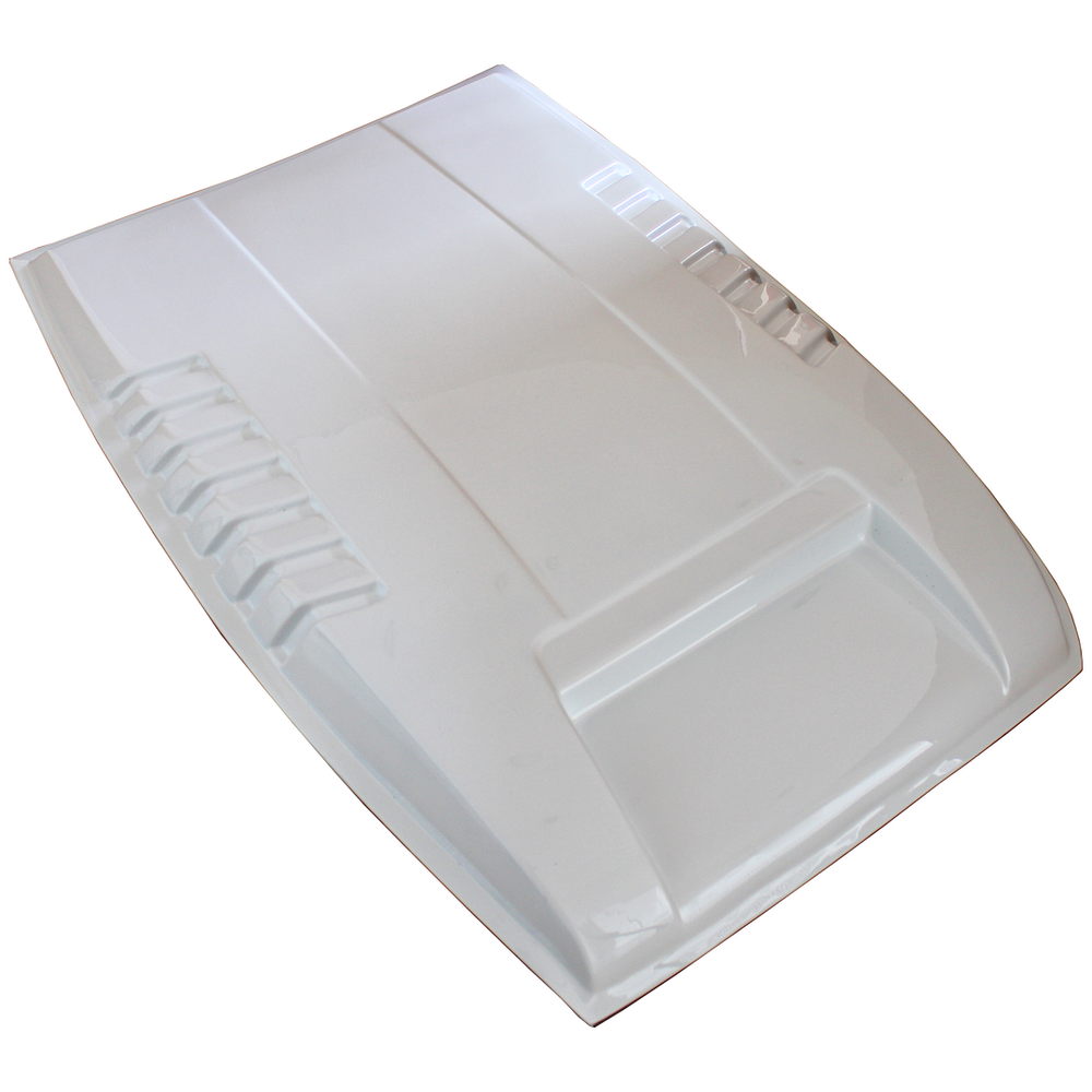 Frozen White Bonnet Scoop Bulge for Ford Ranger T6 PX1, PX2 2016+